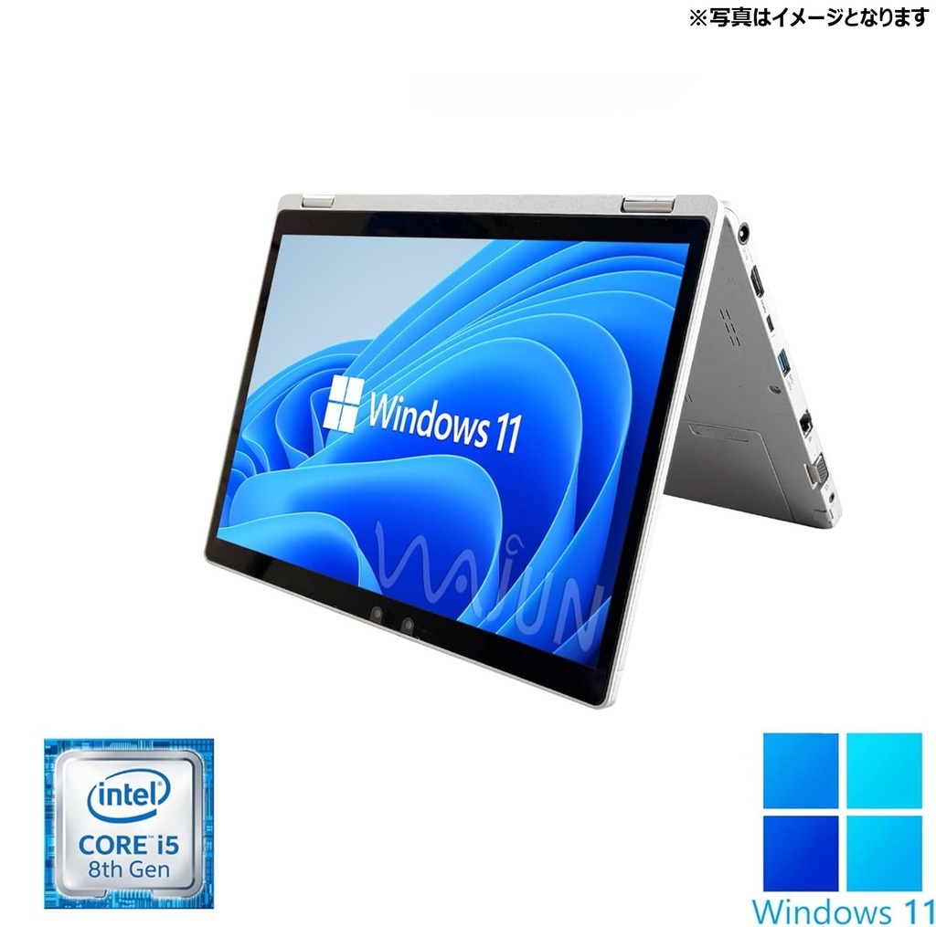 タッチパネル搭載 / Panasonic ノートPC CF-QV / Win11 Pro / MS office 2024 / 12型フルHD /Core i5-8365U /Webカメラ/wifi/Bluetooth/8GB /256GB SSD/中古整備PC
