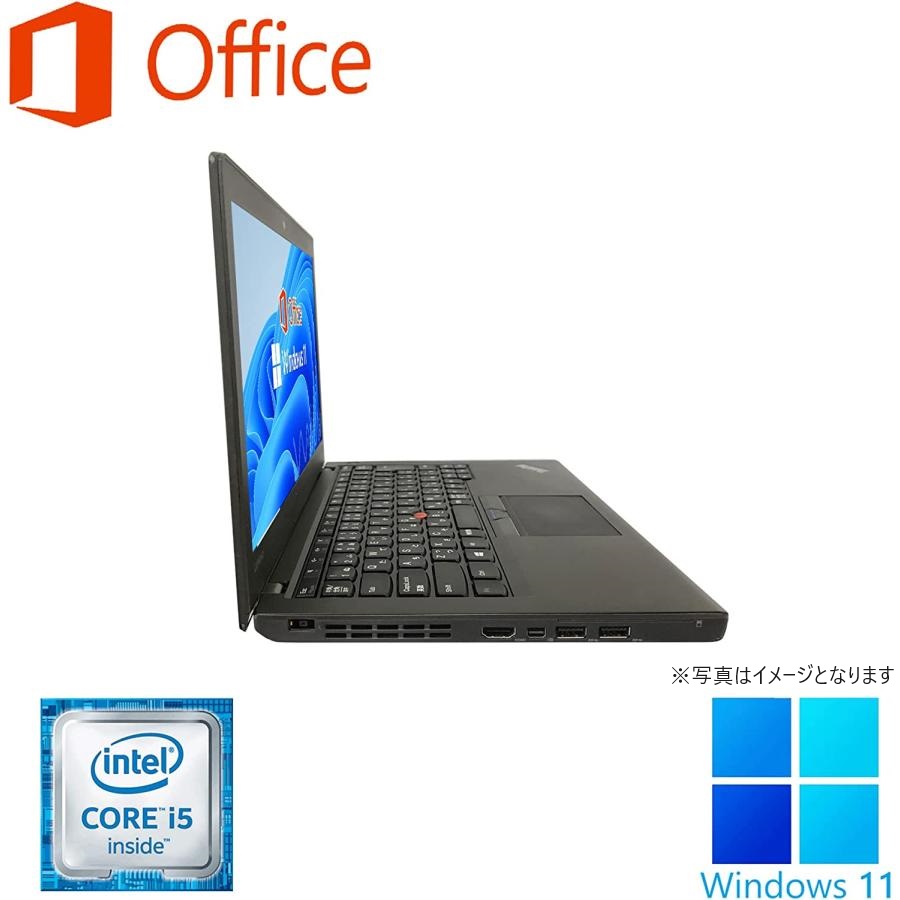 Win11中古 ノートパソコン レノボ x260 12.5型/MS Office H&B 2019/Win 11/8GB/SSD512GB 第6世代Core i5 WIFI/Bluetooth/HDMI/カメラ