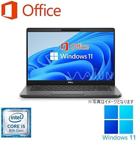 DELL ノートPC 5300/13.3型/Win 11 Pro(日本語 OS)/MS Office H&B 2019/Core i5-8265U/WEBカメラ/WIFI/Bluetooth/HDMI/Type-C/US キーボード/16GB/512GB SSD (整備済み品)