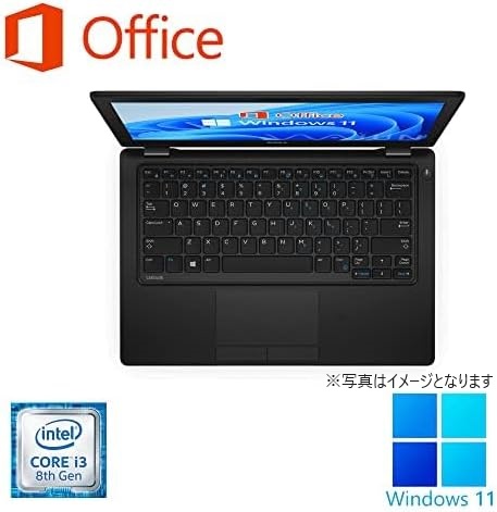 DELL ノートPC 5290/12.5型/Win 11 Pro(日本語 OS)/MS Office H&B 2019/Core i3-8130U/WEBカメラ/WIFI/Bluetooth/HDMI/Type-C/US キーボード/16GB/512GB SSD (整備済み品)