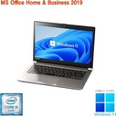 東芝 ノートPC R63/13.3型/Win 11 Pro/MS Office H&B 2019/Core i5-6200U/WEBカメラ/WIFI/Bluetooth/HDMI/8GB/256GB SSD (整備済み品)