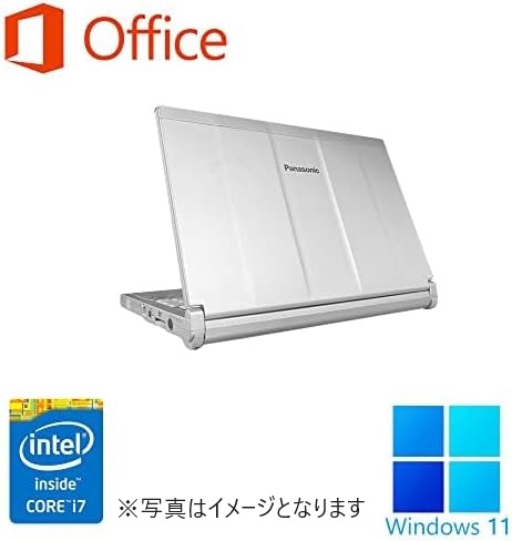 Panasonic ノートPC CF-NX4/12.1型/Win 11 Pro(日本語 OS)/MS Office H&B 2019/Core i7-5500U/WIFI/Bluetooth/HDMI/USキーボード/8GB/512GB SSD (整備済み品)