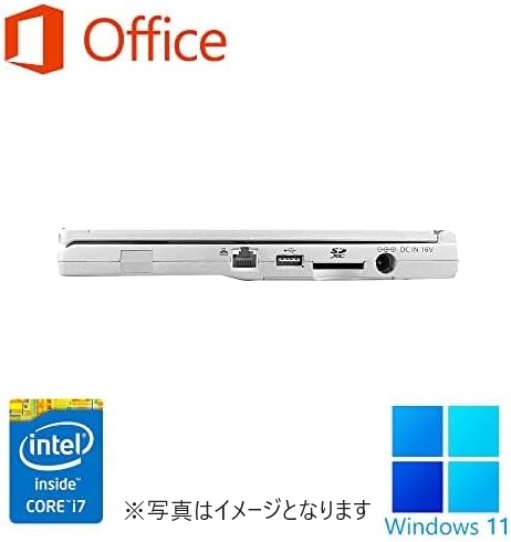 Panasonic ノートPC CF-NX4/12.1型/Win 11 Pro(日本語 OS)/MS Office H&B 2019/Core i7-5500U/WIFI/Bluetooth/HDMI/USキーボード/8GB/512GB SSD (整備済み品)