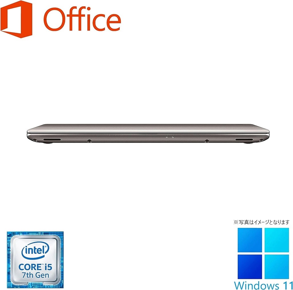 東芝 ノートPC R63/13型/Win 11 Pro/MS Office H&B 2019/Core i5-7300U/WEBカメラ/WIFI/Bluetooth/HDMI/8GB/256GB SSD (整備済み品)