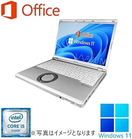 Panasonic ノートPC CF-SZ5/12.1型フルHD/Win 11 Pro(日本語 OS)/MS Office H&B 2019/Core i5-6300U/WEBカメラ/WIFI/Bluetooth/HDMI/US キーボード/8GB/512GB SSD (整備済み品)