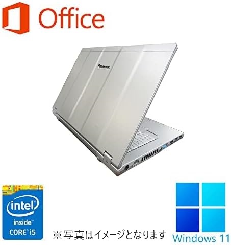 Panasonic ノートPC CF-LX4/14型/Win 11 Pro(日本語 OS)/MS Office H&B 2019/Core i5-5300U/WEBカメラ/WIFI/Bluetooth/HDMI/US キーボード/8GB/256GB SSD (整備済み品)