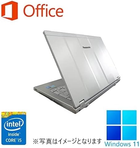 Panasonic ノートPC CF-LX4/14型/Win 11 Pro(日本語 OS)/MS Office H&B 2019/Core i5-5300U/WEBカメラ/WIFI/Bluetooth/HDMI/US キーボード/8GB/256GB SSD (整備済み品)