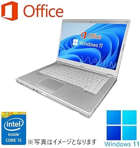 Panasonic ノートPC CF-LX4/14型/Win 11 Pro(日本語 OS)/MS Office H&B 2019/Core i5-5300U/WEBカメラ/WIFI/Bluetooth/HDMI/US キーボード/8GB/256GB SSD (整備済み品)