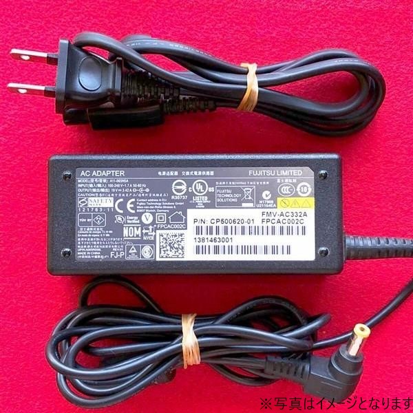 中古富士通 ACアダプター 電源コード ノートパソコン用 純正品 富士通 FMV ACアダプター 19V 3.42A 中古 FMV-AC320C/AC332A 中古 送料無料