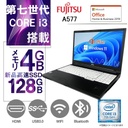 富士通 ノートPC A577/15.6型/Win 11 Pro/MS Office H&B 2019/Core i3-7130U/WIFI/Bluetooth/HDMI/8GB/256GB SSD (整備済み品)