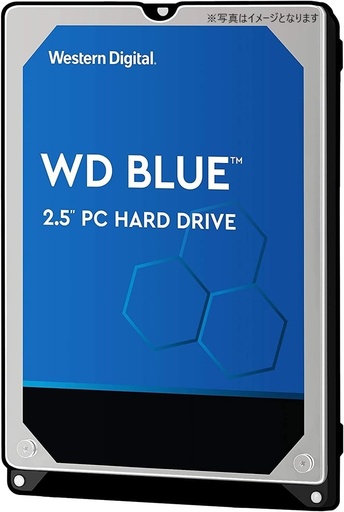 Western Digital ウエスタンデジタル WD Blue 内蔵 HDD ハードディスク 2TB SMR 2.5インチ SATA 5400rpm キャッシュ128MB ノート PC WD20SPZX-EC